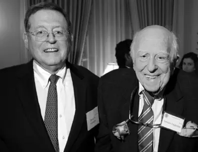 Dr. David Schindler and Dr. Ephraim Engleman at the 2010 ACF Banquet